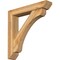 Ekena Millwork Legacy Slat Rough Sawn Bracket w/ Offset Brace, Western Red Cedar, 6"W x 32"D x 32"H BKT0604X32X32LEC06RWR - alternate 1